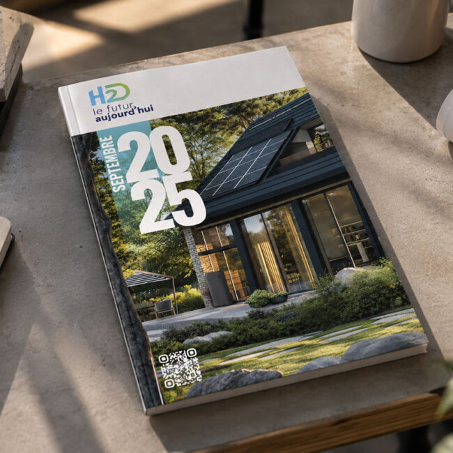 Catalogue de solutions énergétiques H2D Habitat de Demain, direction artistique TYDAM